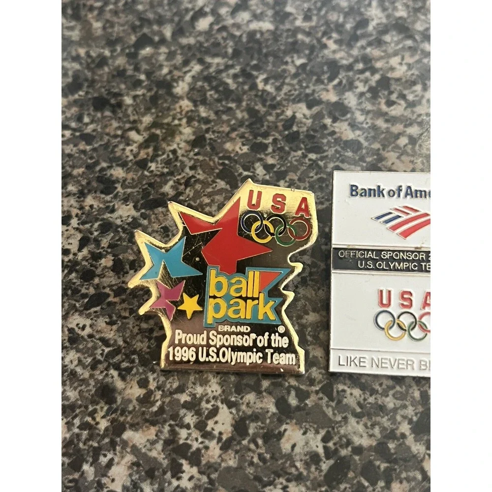 Vintage Olympic pins 🏅Ball Park- Bank Of America- Bellsouth‎